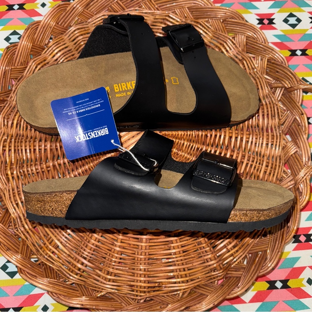 Birkenstock Arizona Black Comfort Sandals Women’s Size 9-9.5 US 40 EU - Picture 3 of 4